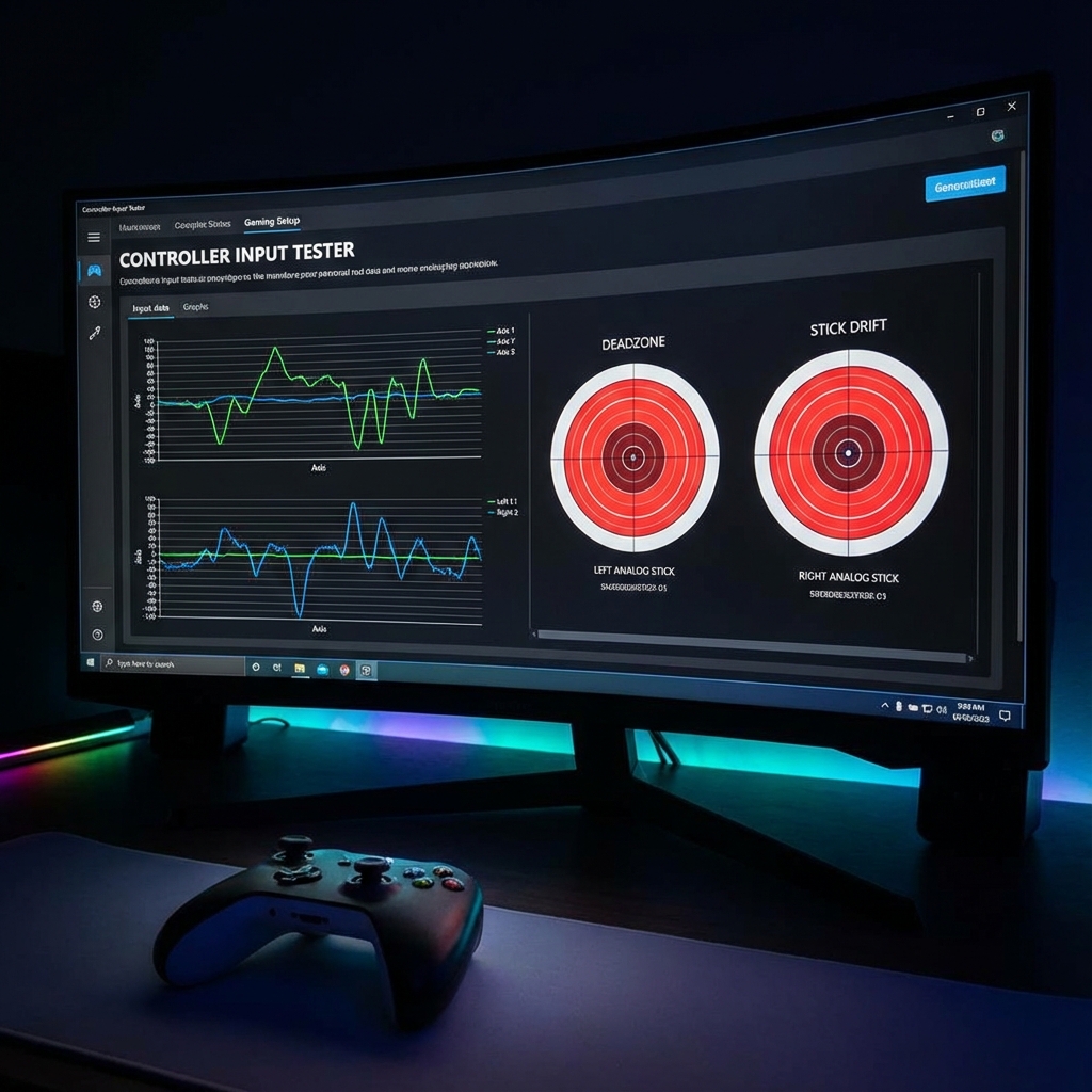Illustration for article: How to Test Your Xbox Controller for Faults on PC
