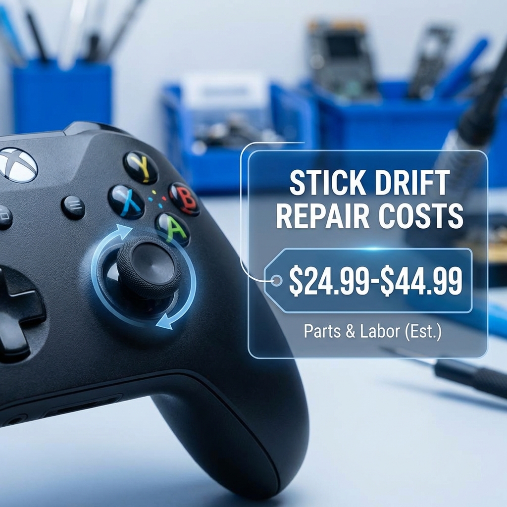 Illustration for article: Xbox Stick Drift Repair Cost Guide (2026 Pricing)